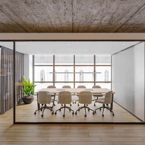 Bejot-Flos-akoestische-wandpanelen-panelen-kantoor-akoestiek-vergaderstoelen-op-wielen-akoestische-schermen-hoge-bank-lage-bank