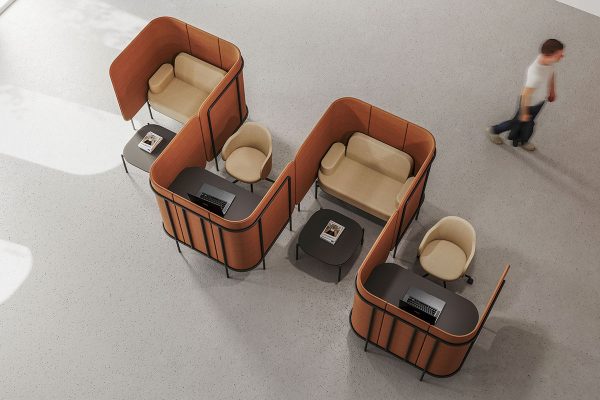 Bejot-Leaf-Pod-akoestische-oplossingen-kantoormeubilair-kantoor-kantoorinrichting-modulair-treinzitje-bank